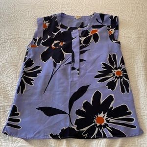 J. Crew floral top EUC